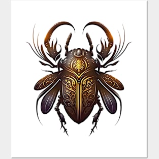Beetle tattoo Posters and Art